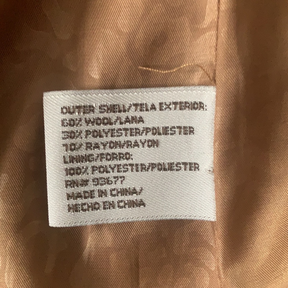 ❌SOLD❌Worthington Blended Wool Coat - Picture 6 of 10
